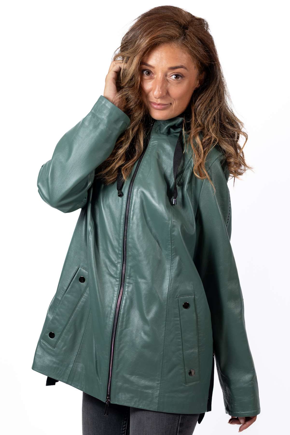 Women's leather jacket Irena