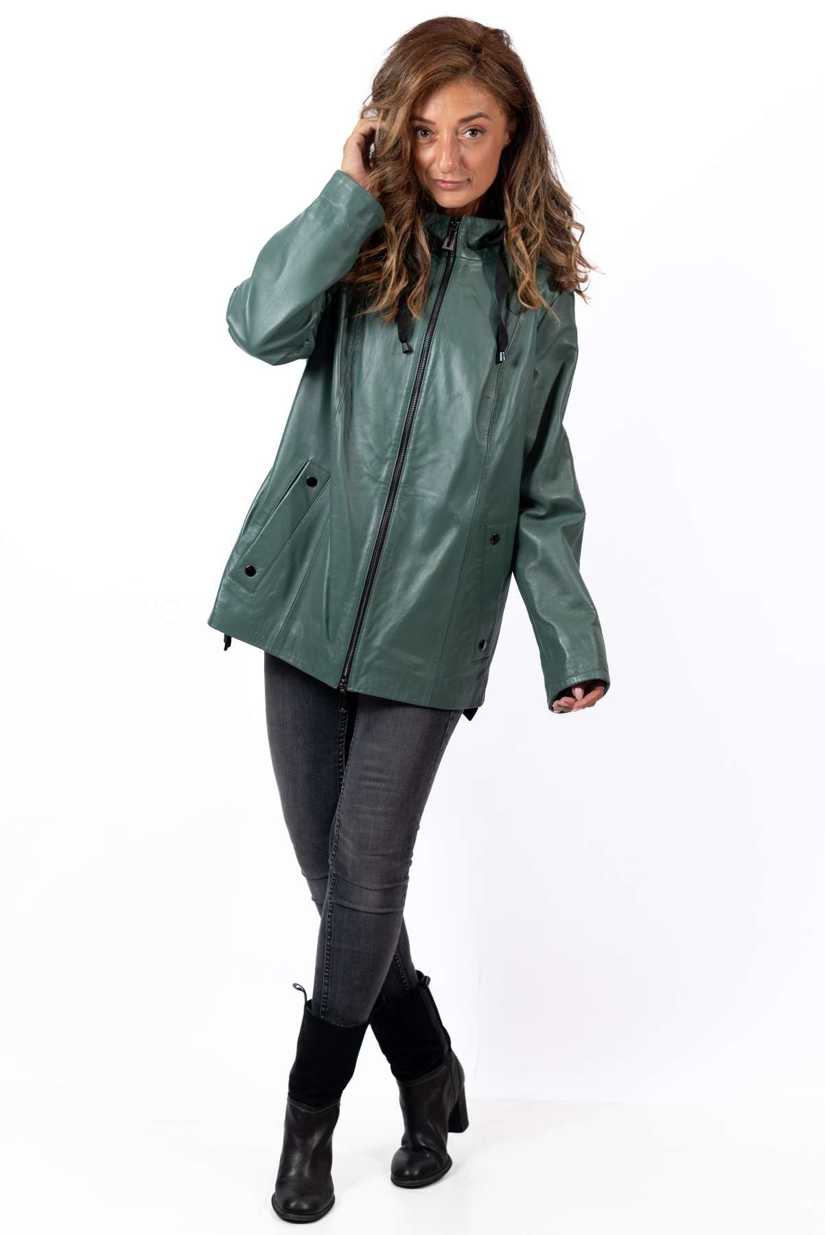 Women's leather jacket Irena