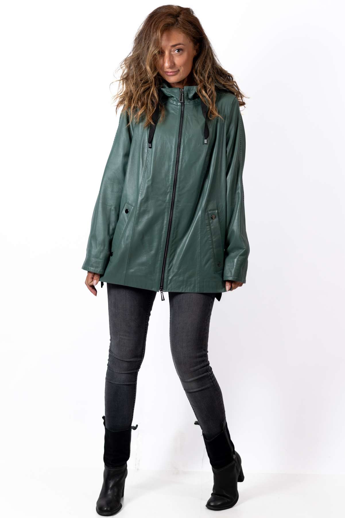 Women's leather jacket Irena