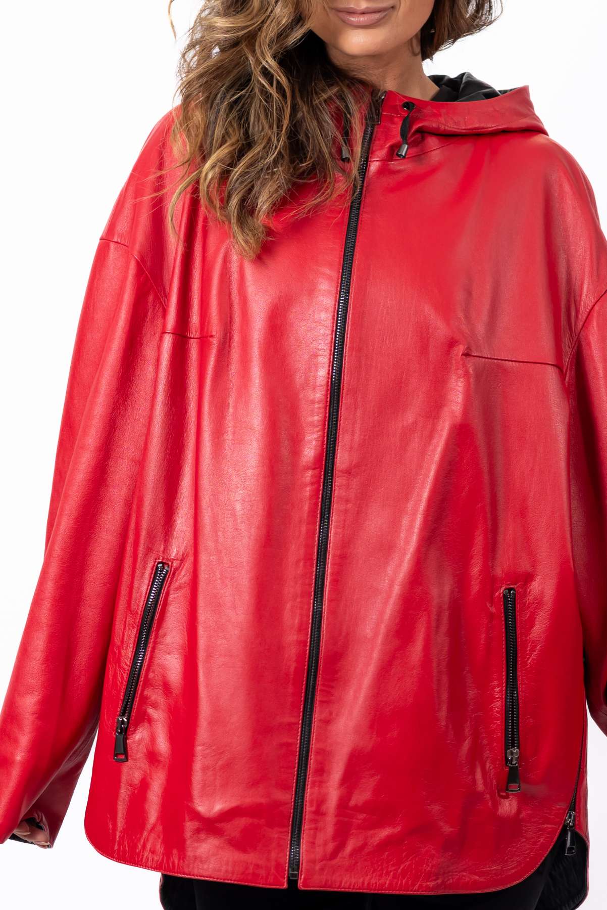 Women's leather jacket Elitsa Red