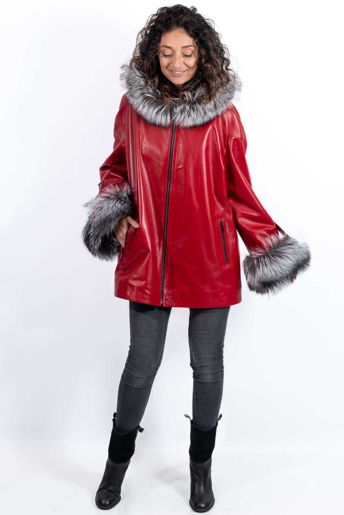 Women's leather jacket Jacqueline