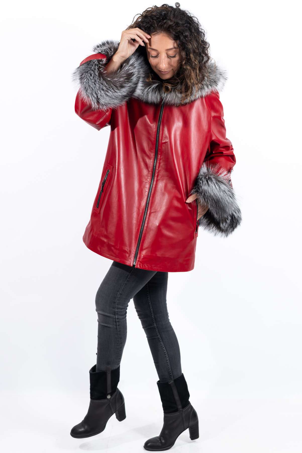 Women's leather jacket Jacqueline