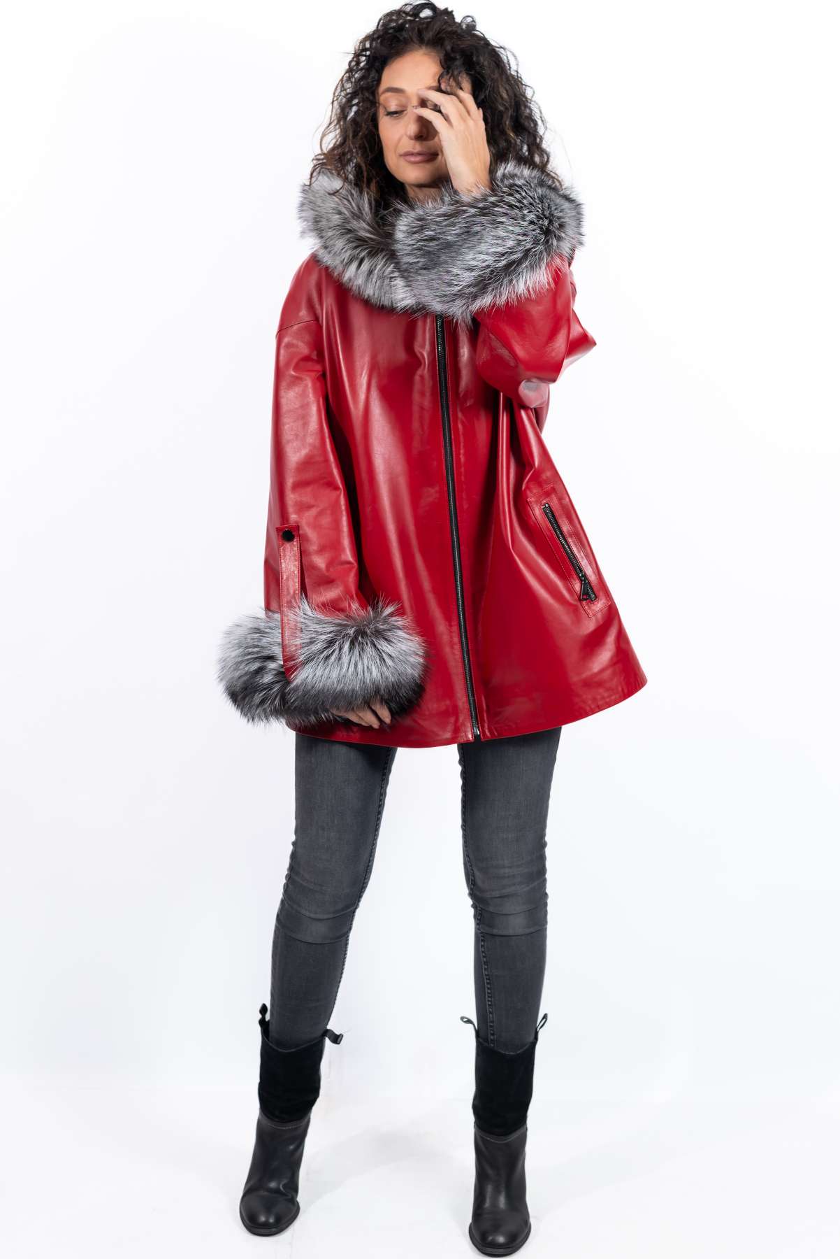 Women's leather jacket Jacqueline