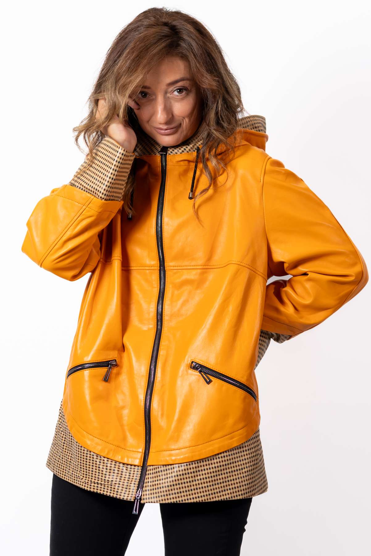 Women's leather jacket Eleonora