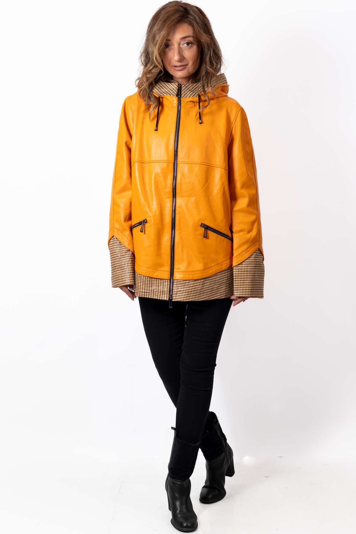 Women's leather jacket Eleonora