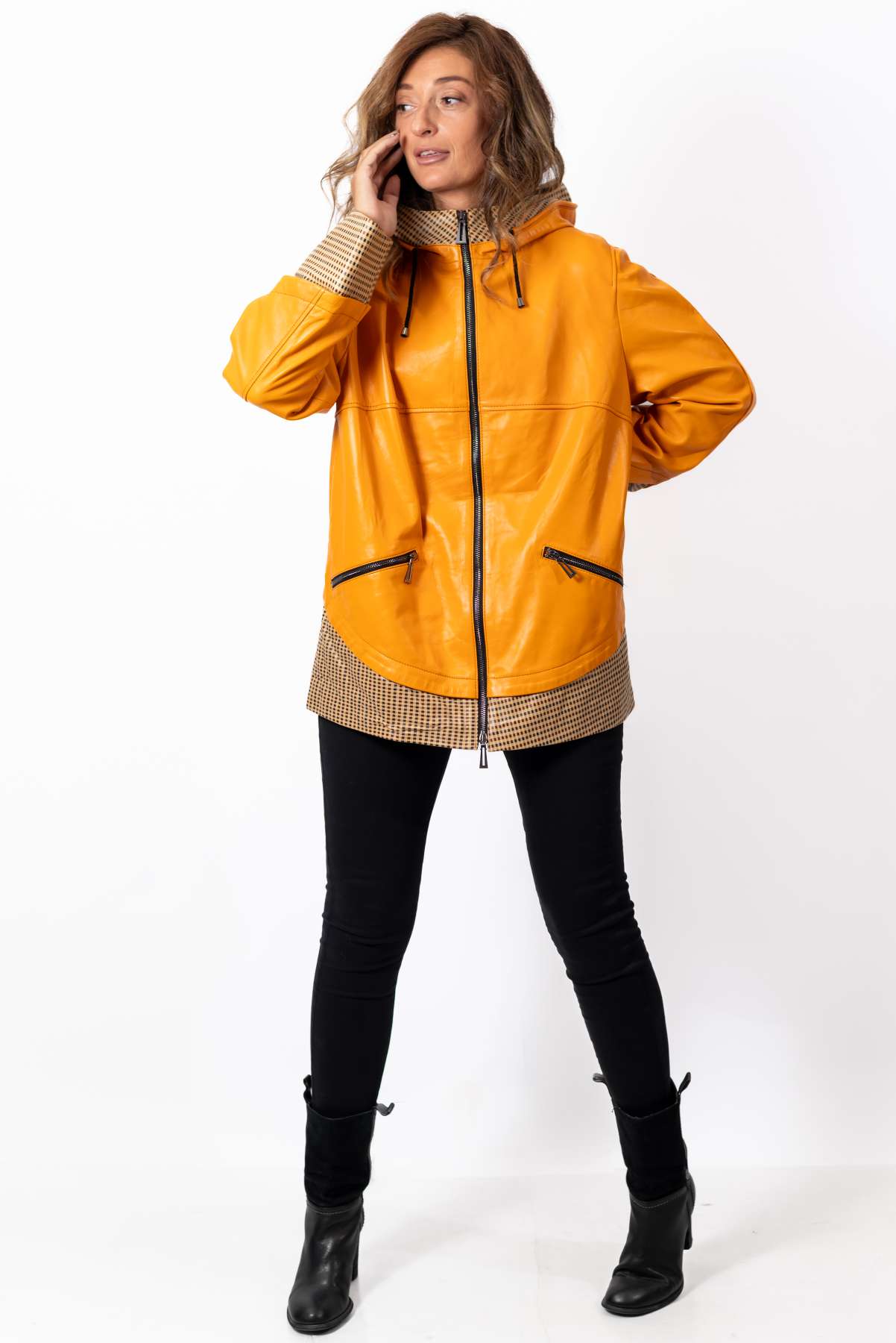 Women's leather jacket Eleonora