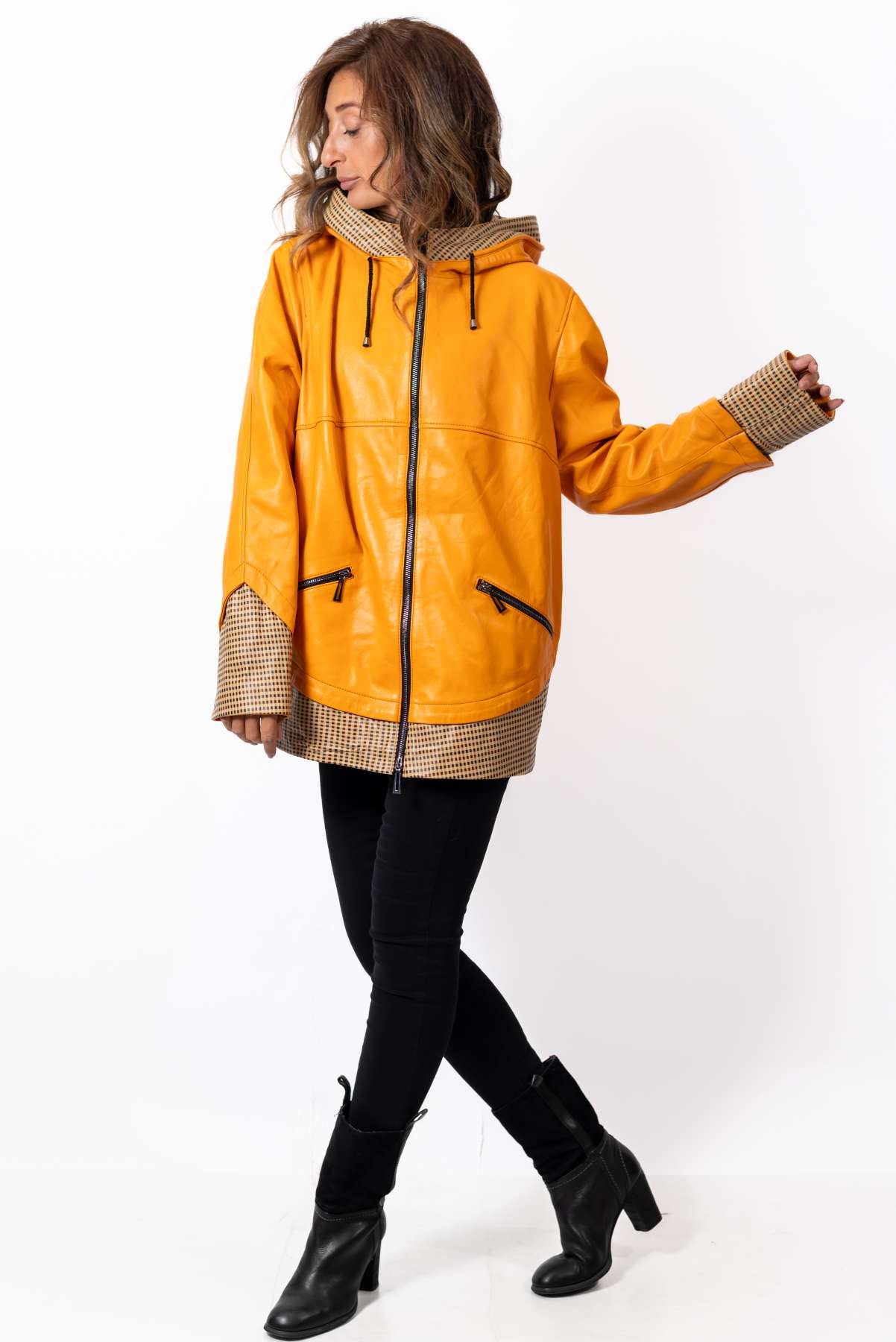 Women's leather jacket Eleonora