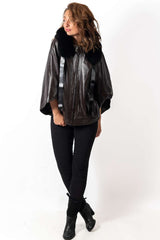 Women's leather jacket Ina Brown