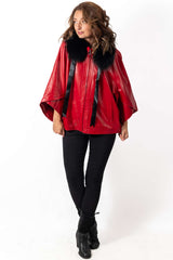 Women's leather jacket Ina Red