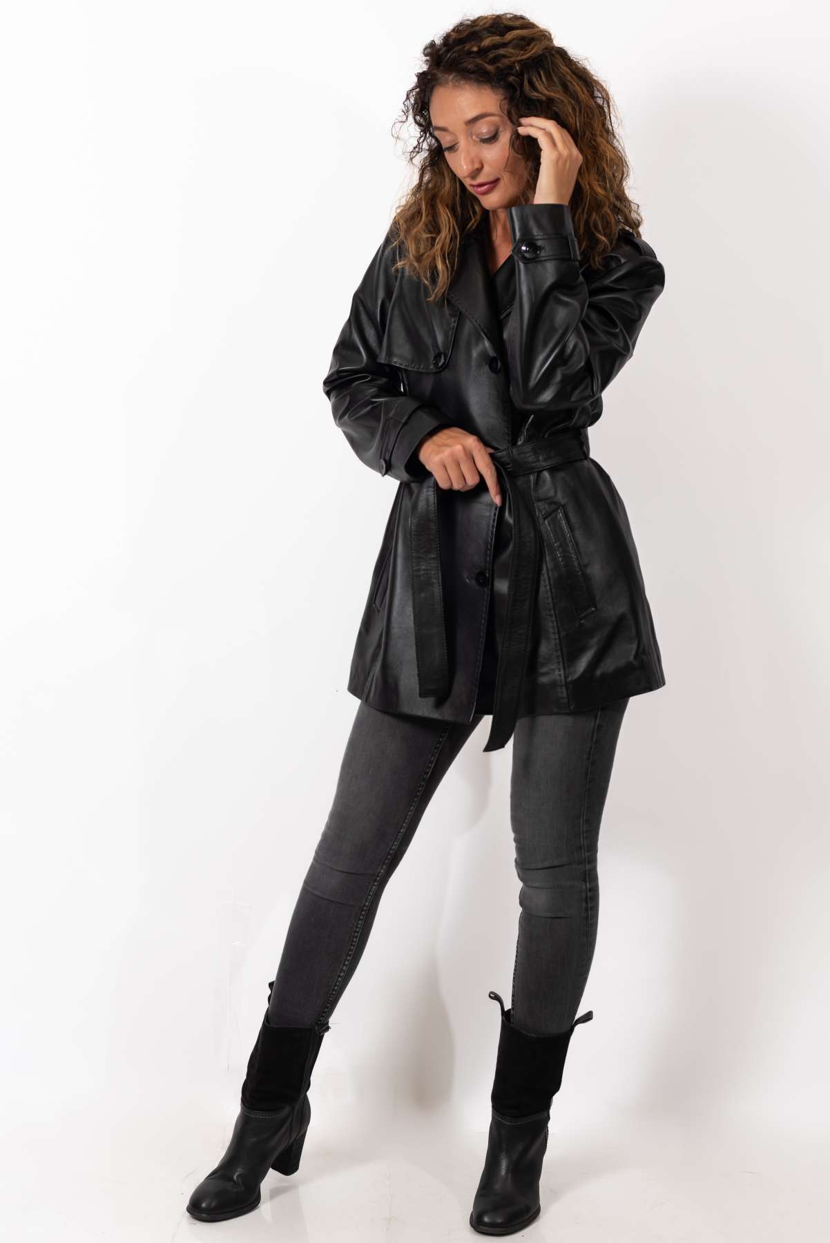 Women's leather jacket Elana
