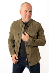 Men's leather jacket Damian Green Suede