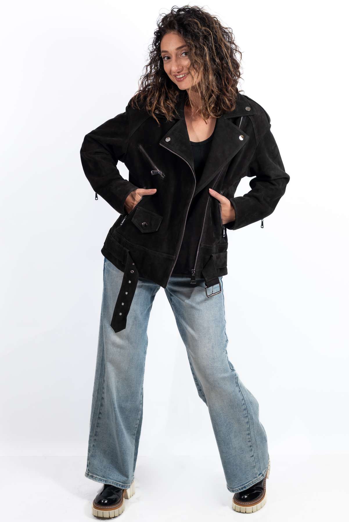 Leather suede jacket Bistra