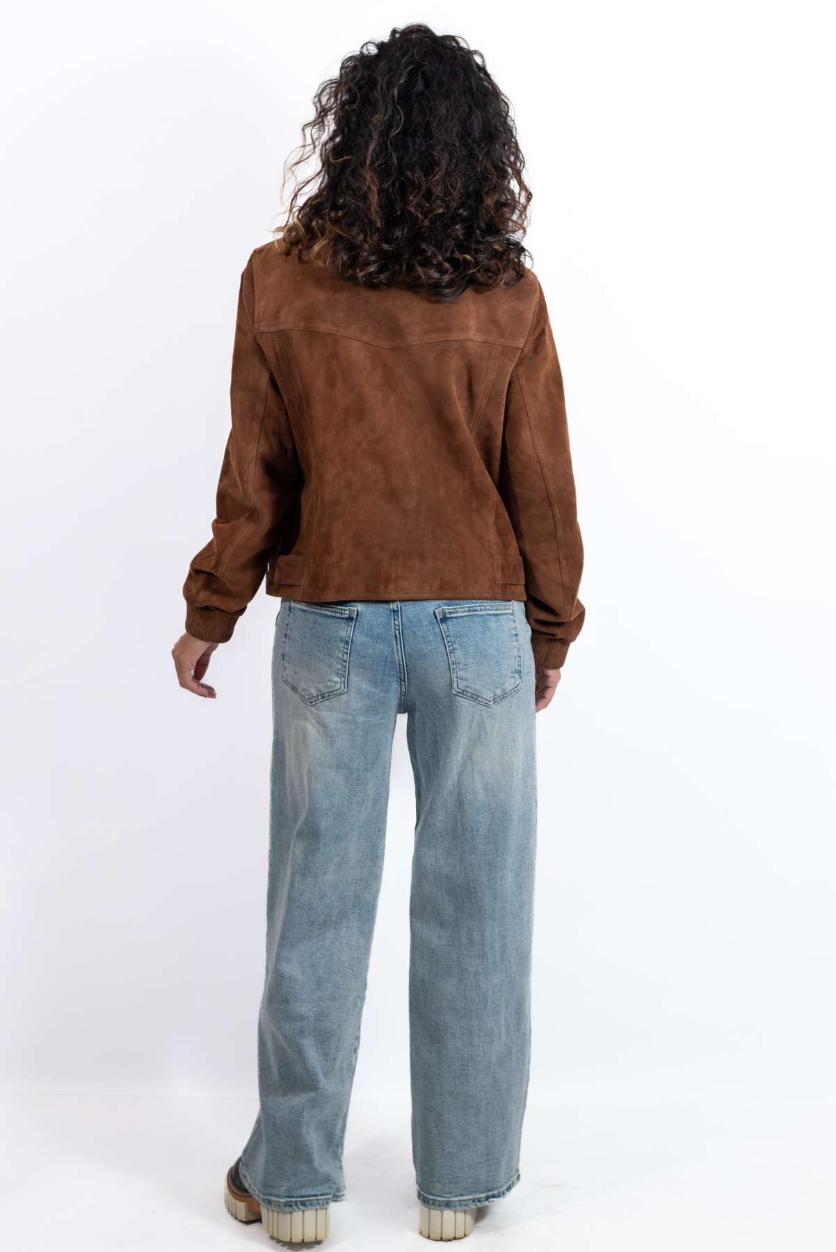 Leather suede jacket Angie