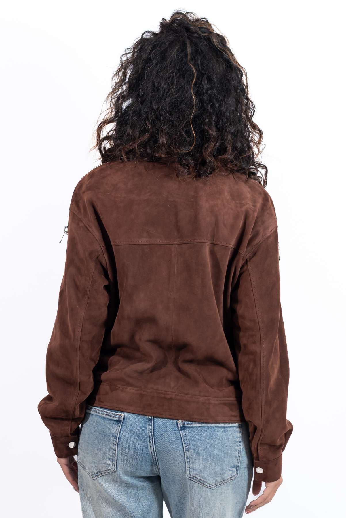 Leather suede jacket Antonia