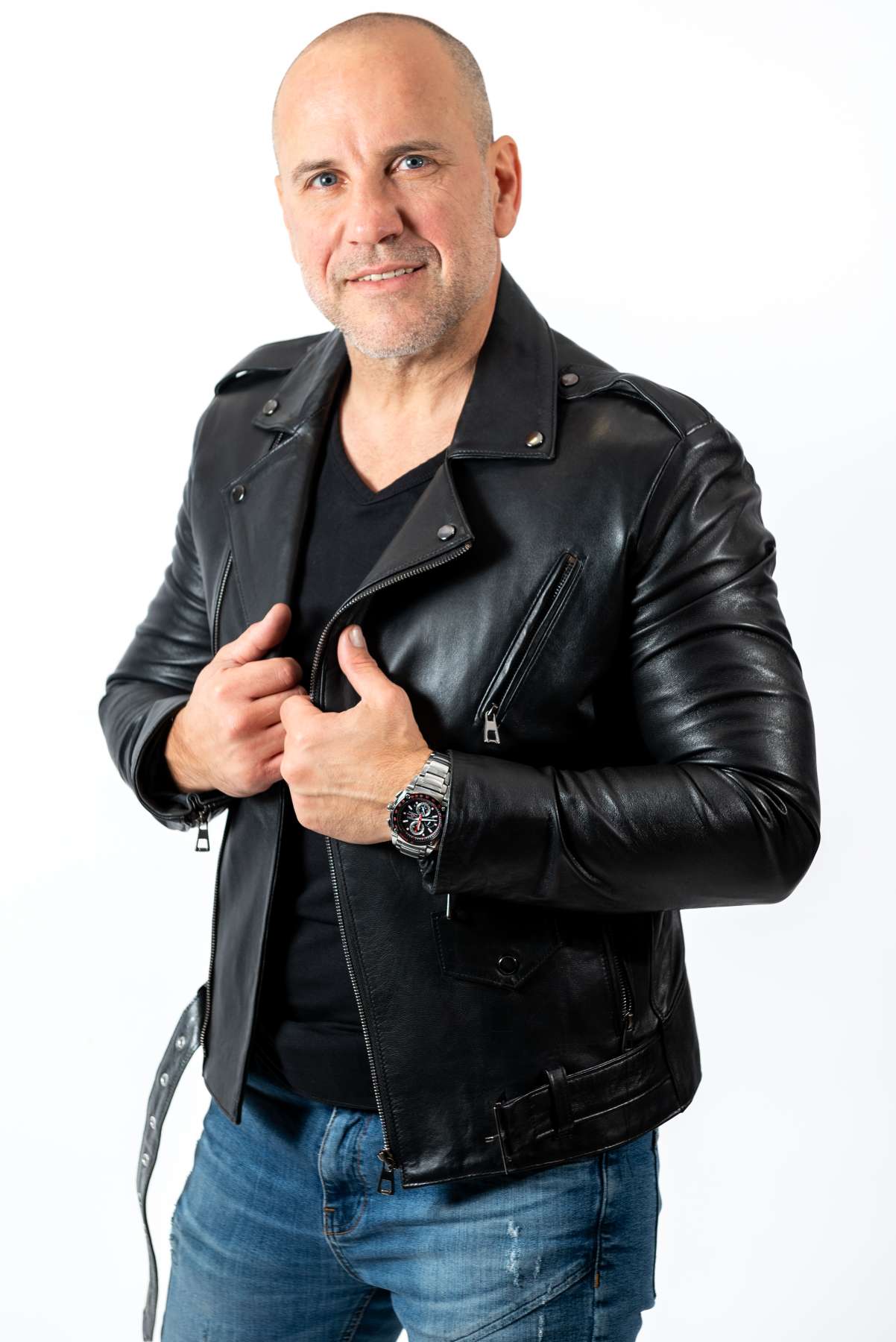 MANS LEATHER JACKET NINO