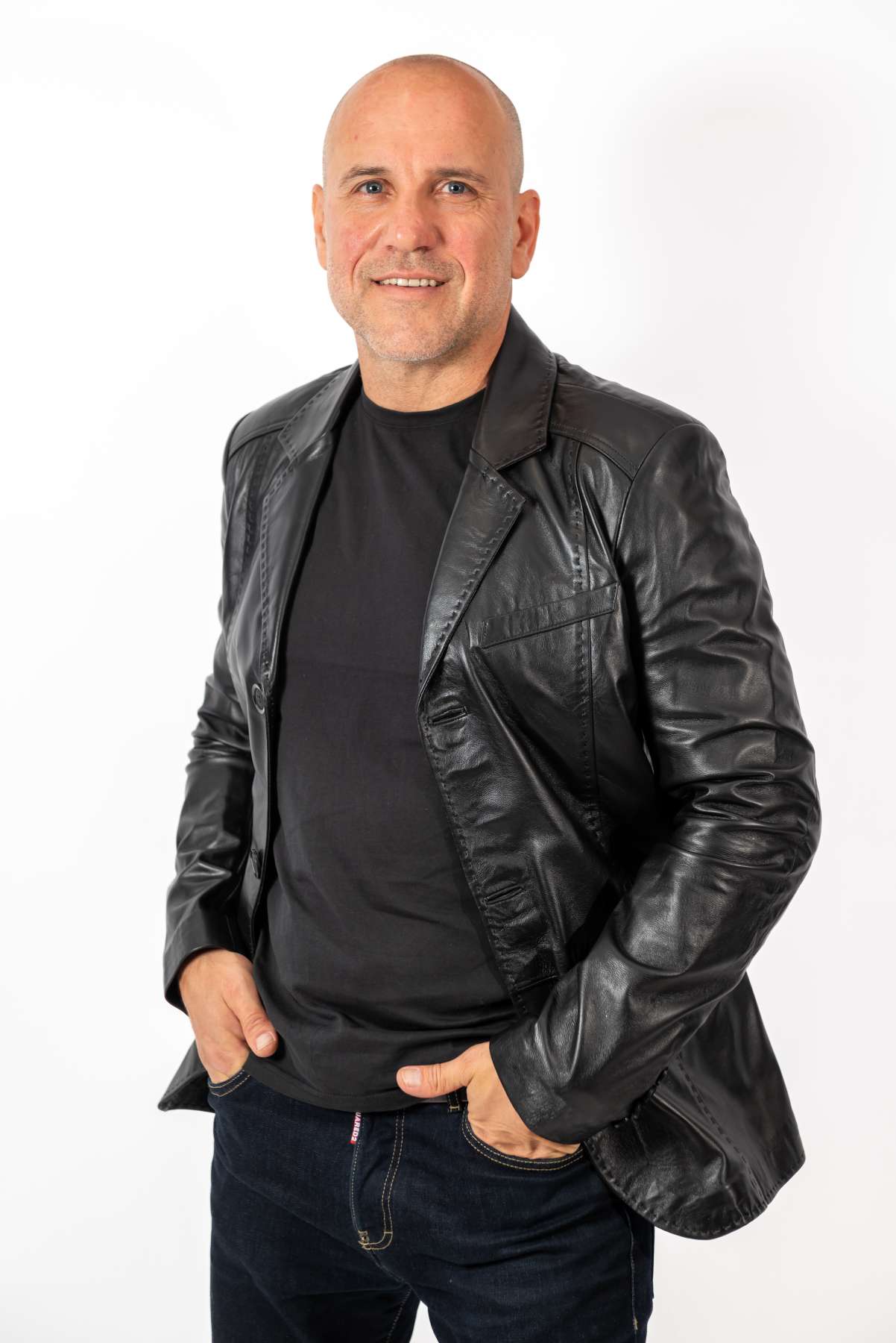Men's Leather Jacket type Blazer