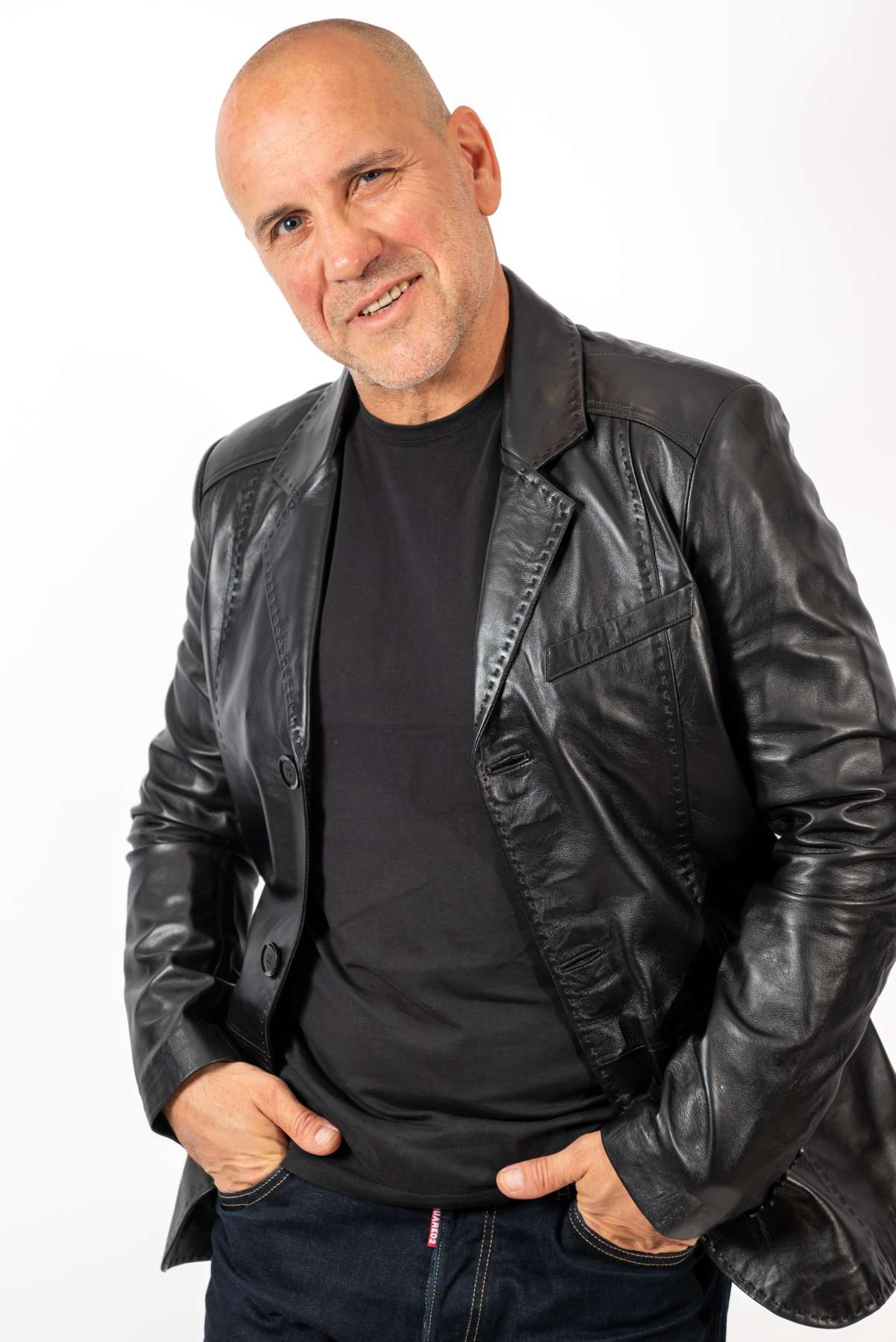 Men's Leather Jacket type Blazer