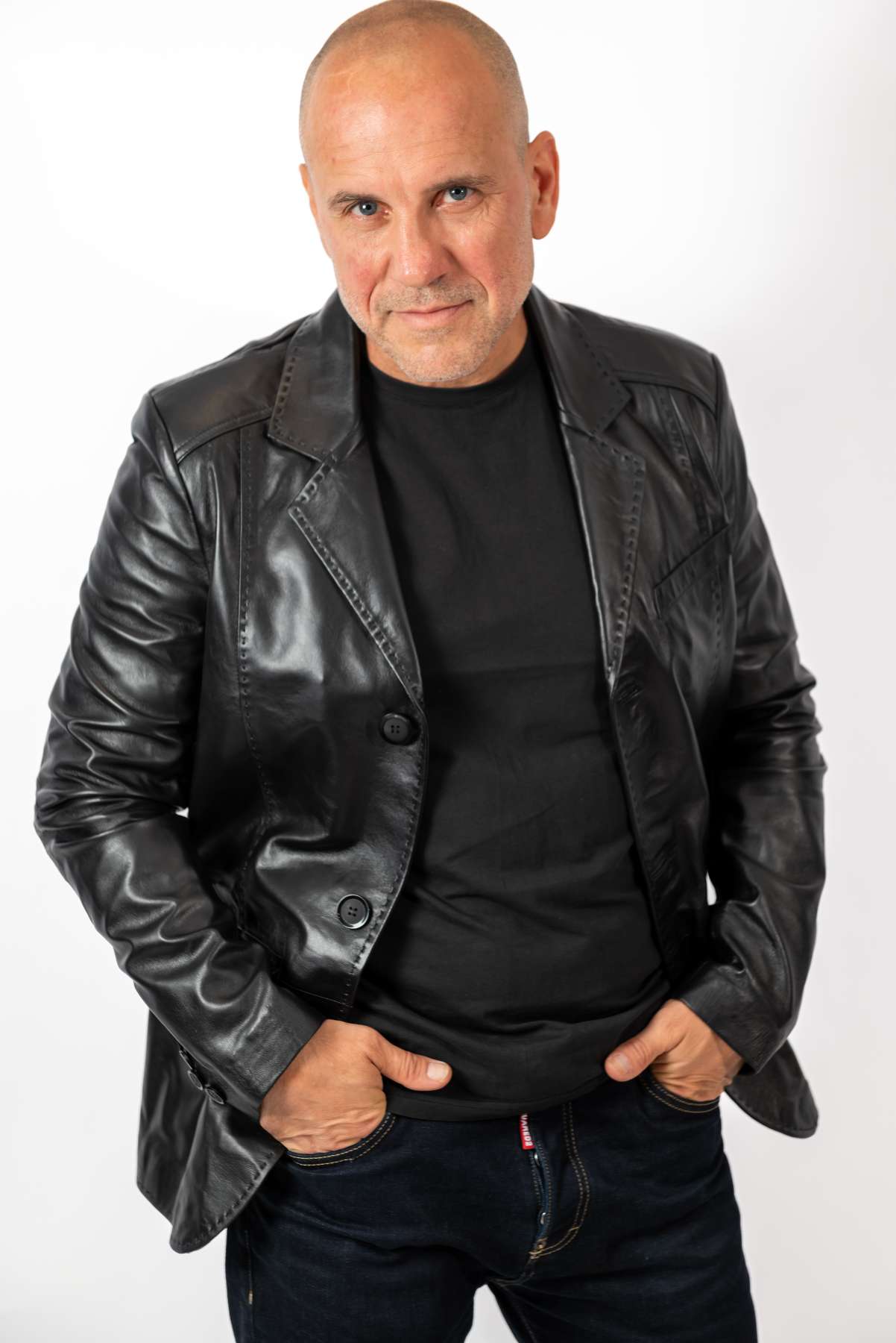 Men's Leather Jacket type Blazer