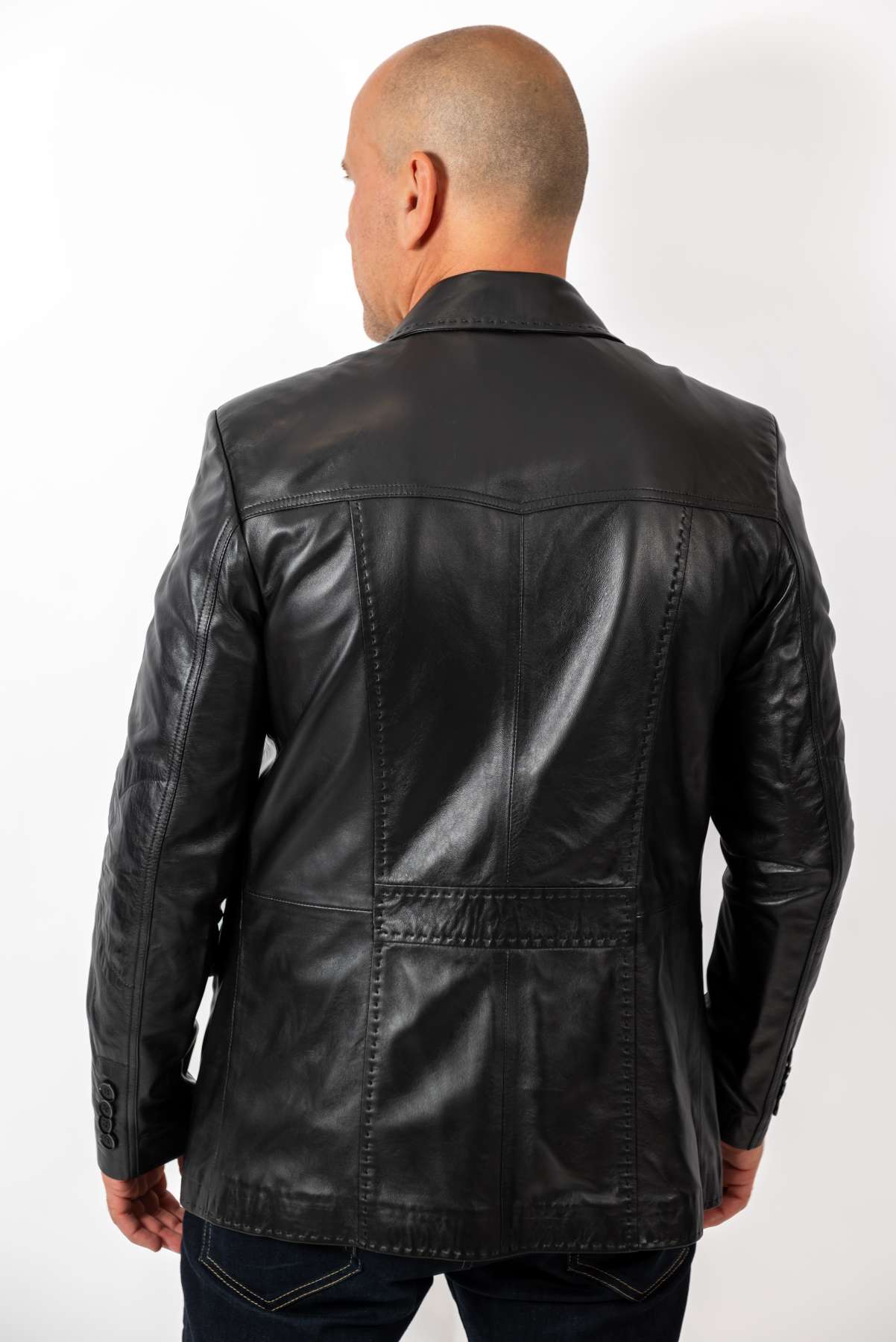Men's Leather Jacket type Blazer