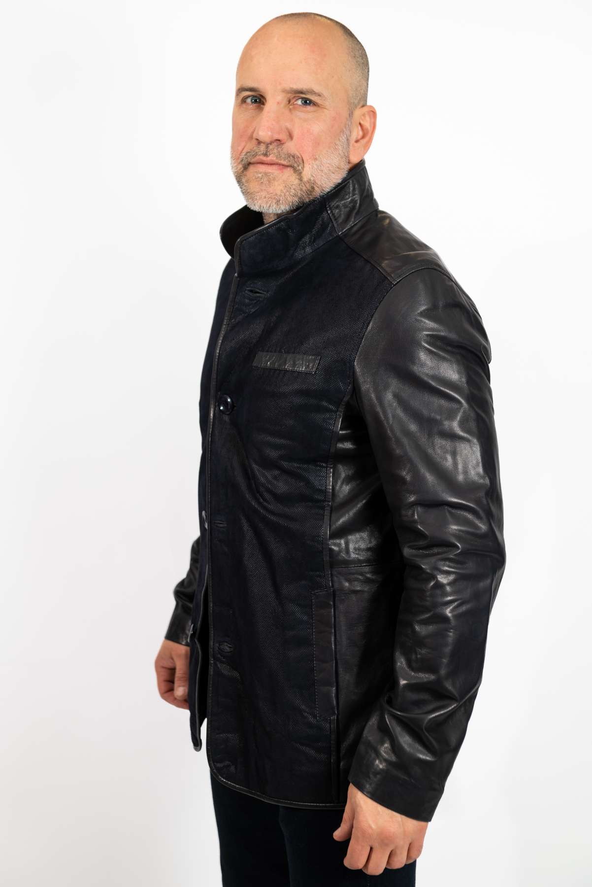 Men's leather jacket Dennis