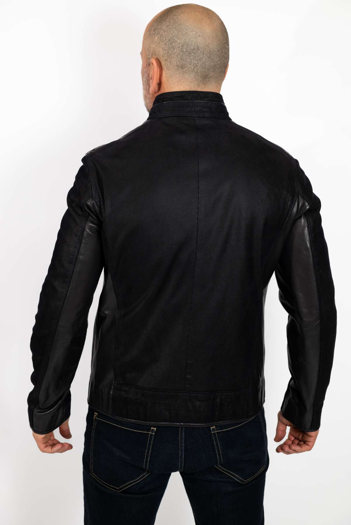 Men's leather jacket Migel