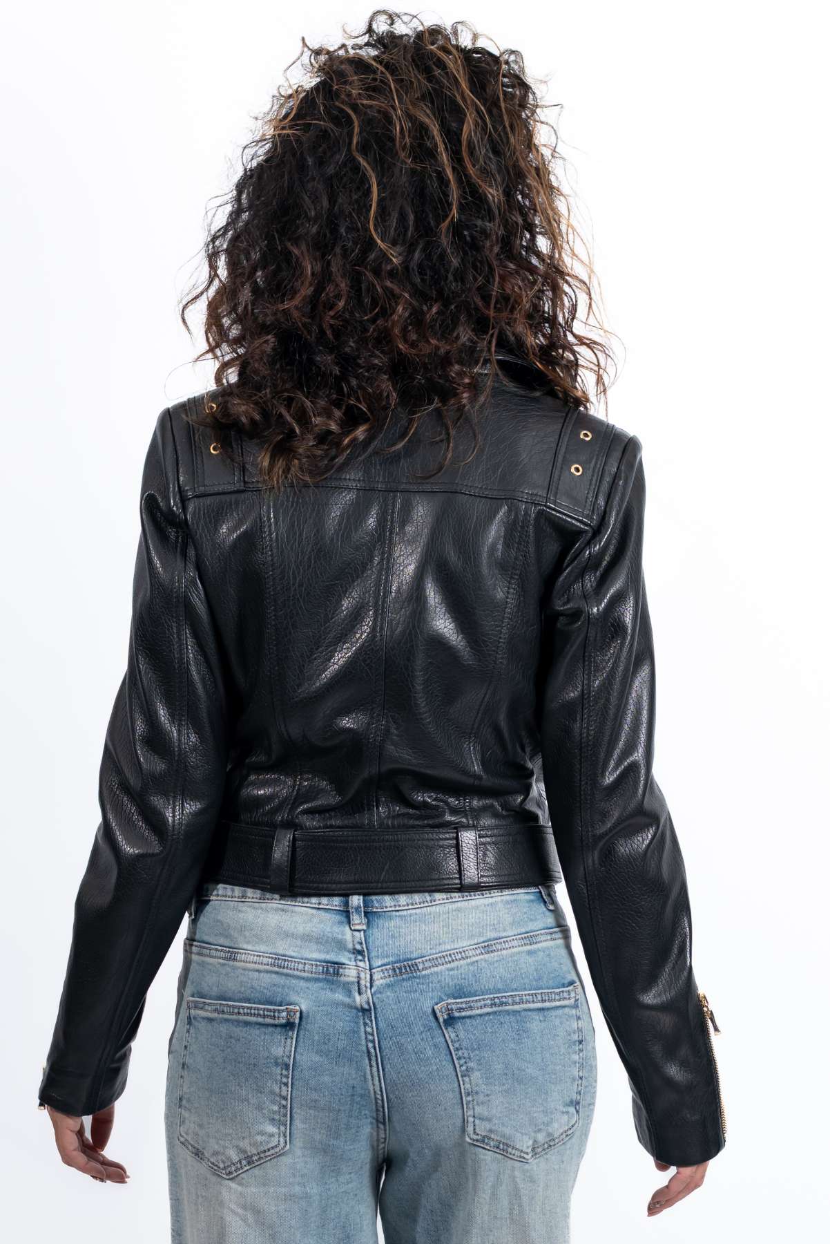 Women's leather jacket Alessa Black