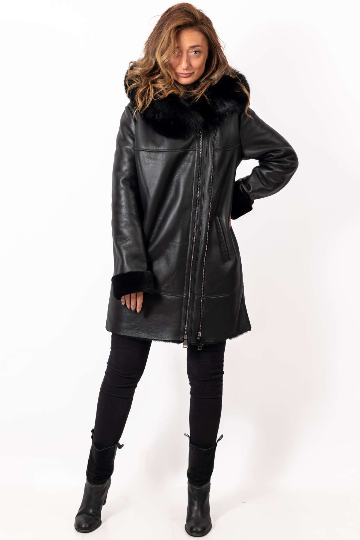 Women's exclusive lambskin coat Galena