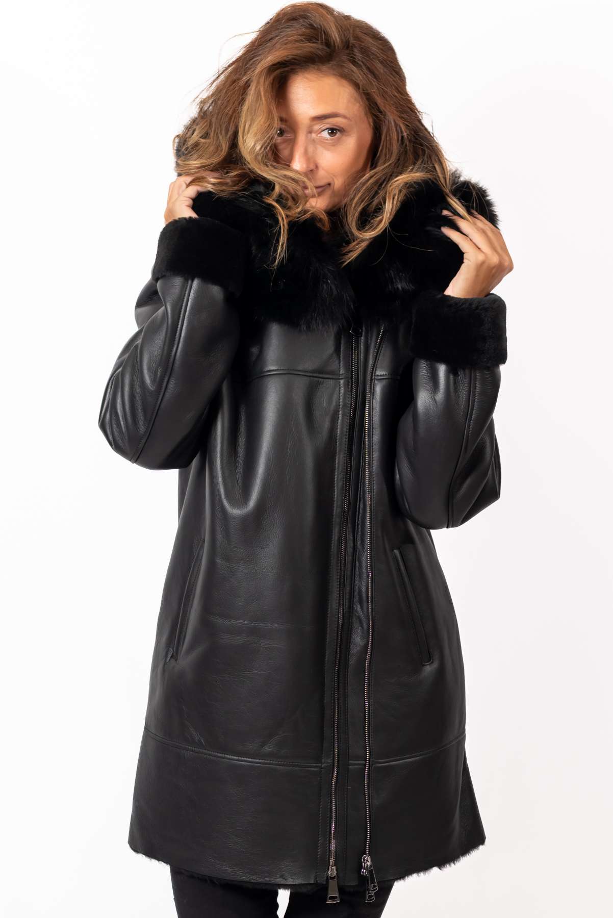 Women's exclusive lambskin coat Galena