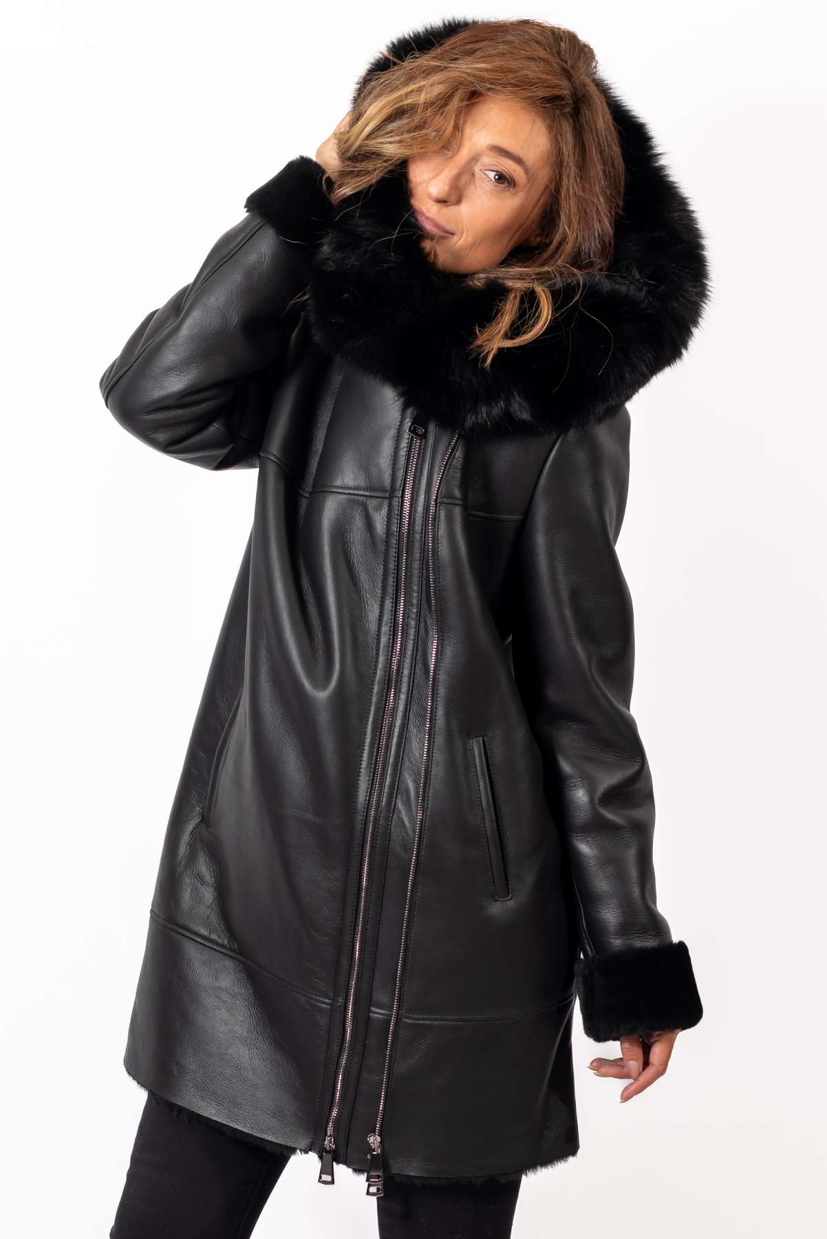 Women's exclusive lambskin coat Galena