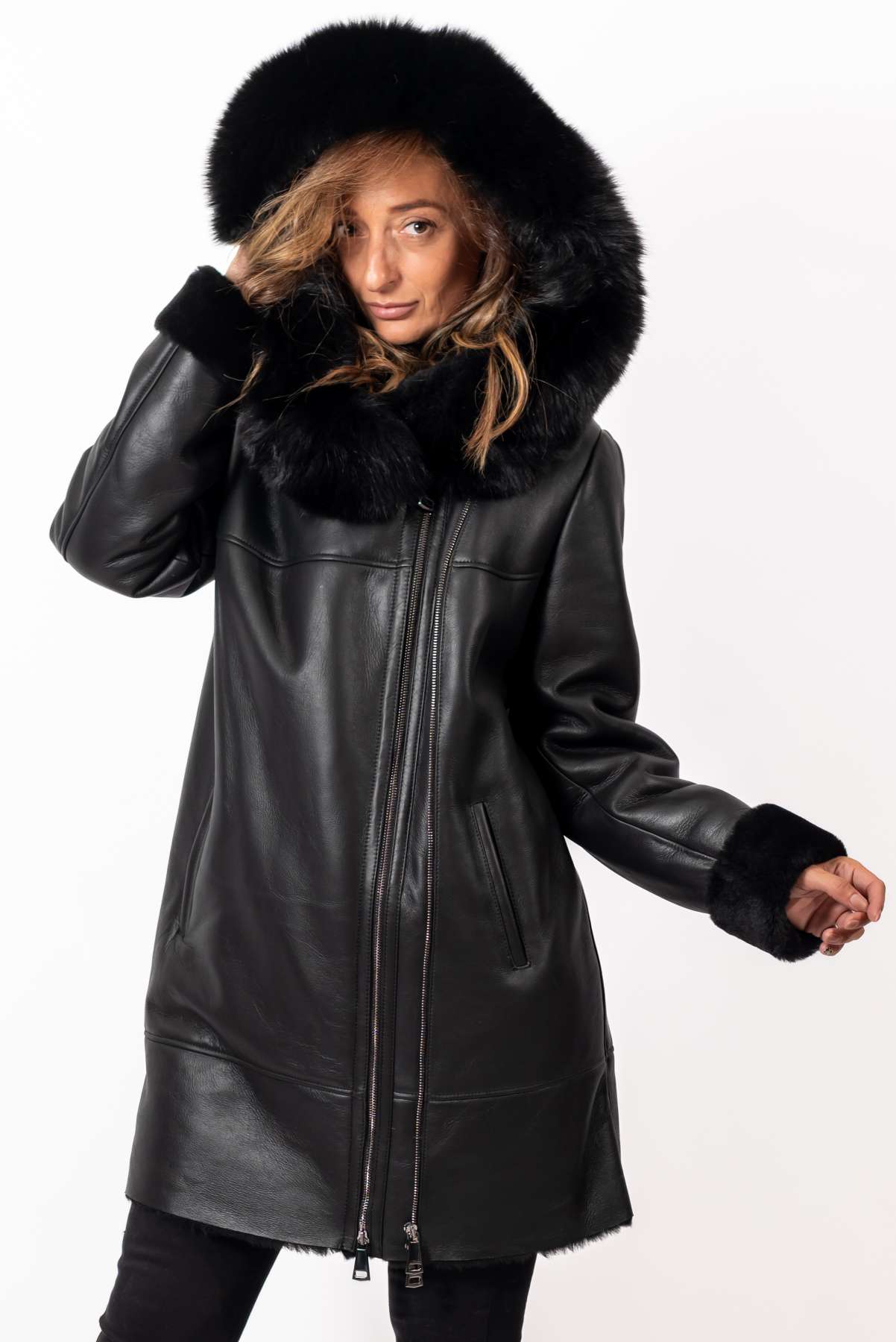 Women's exclusive lambskin coat Galena