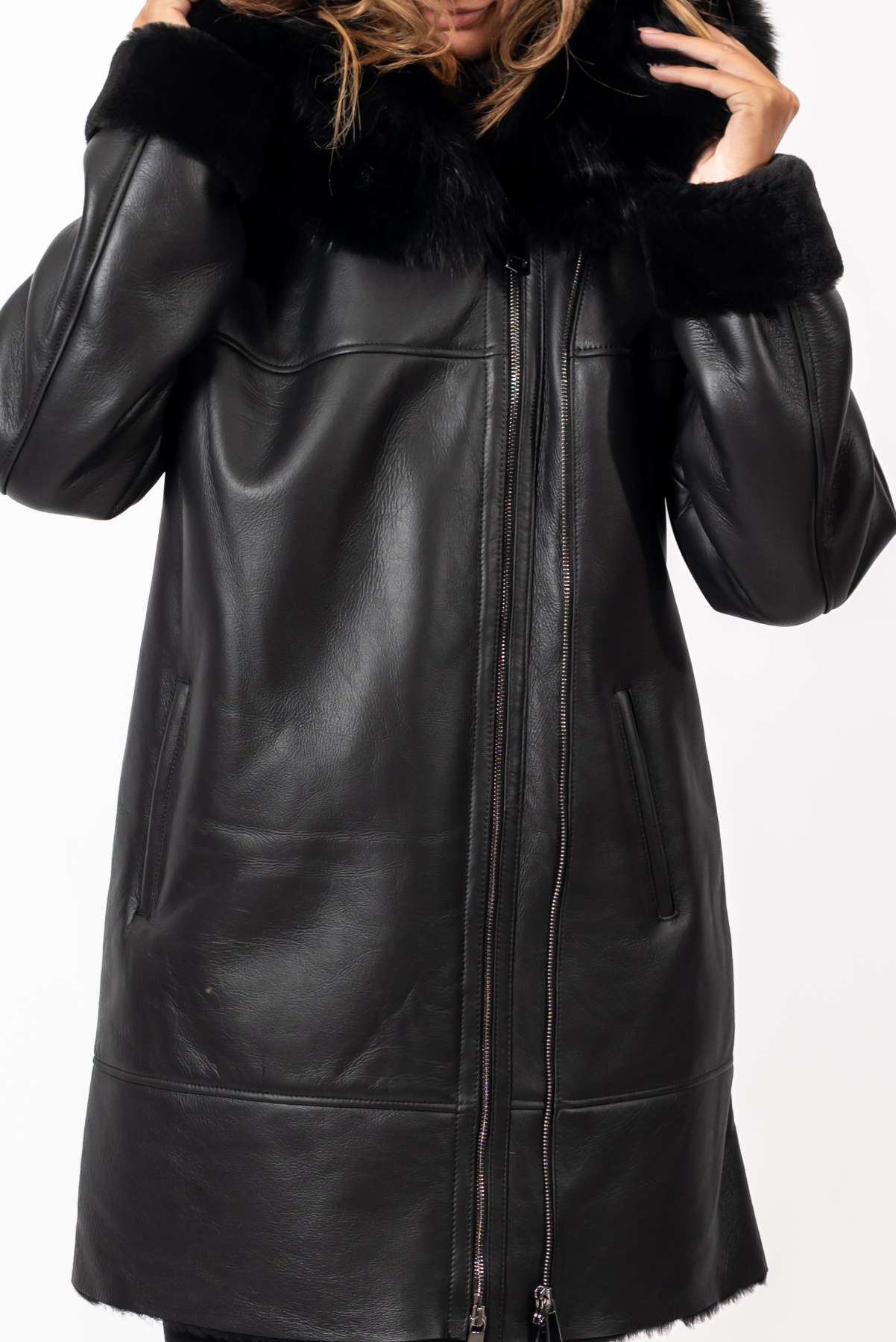 Women's exclusive lambskin coat Galena