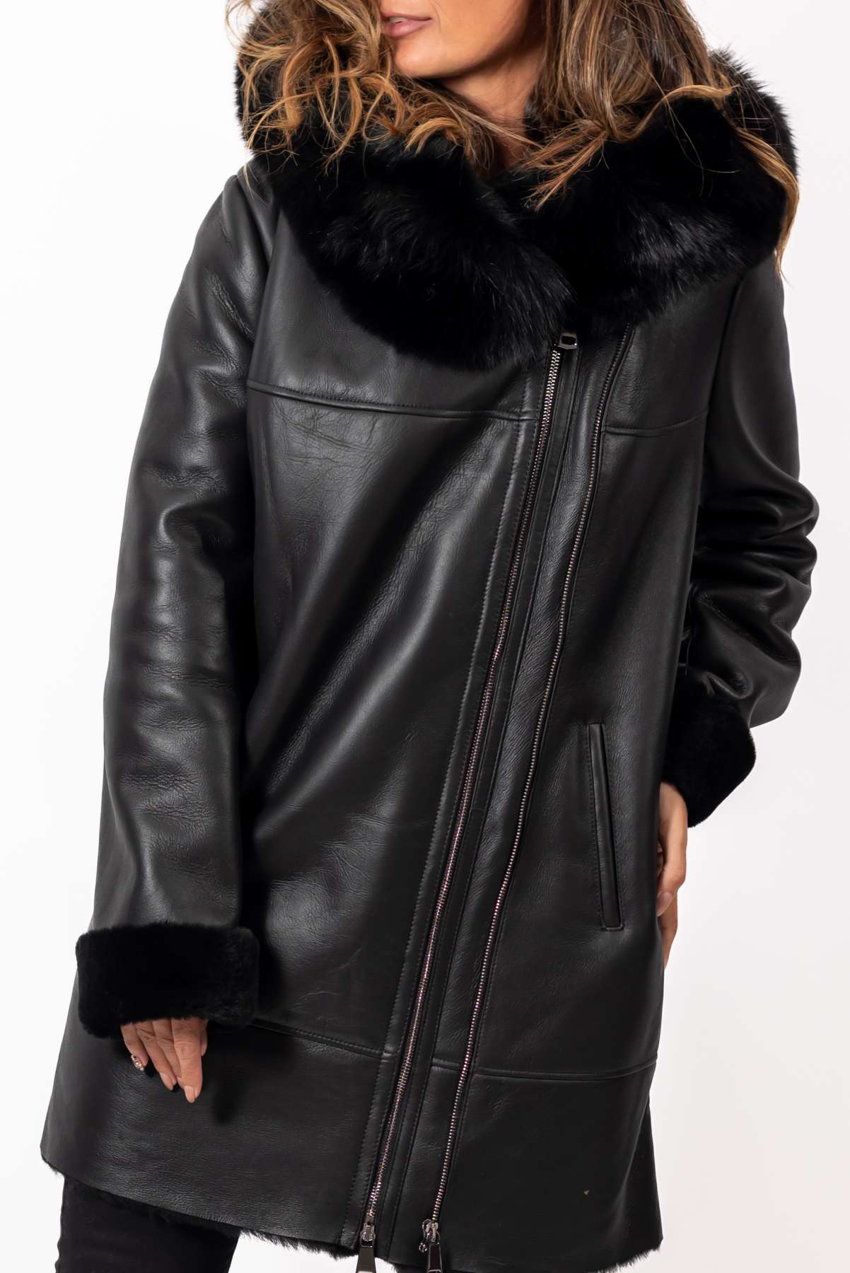 Women's exclusive lambskin coat Galena