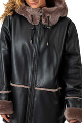 Women's exclusive lambskin coat Boyana