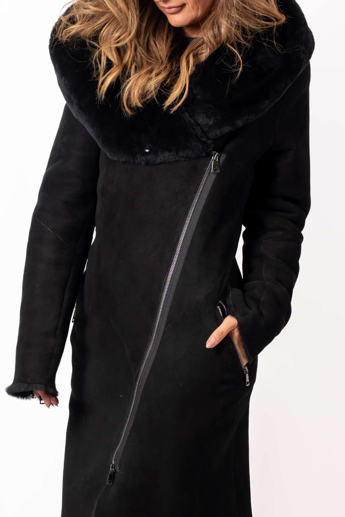 Women's exclusive lambskin coat Veronica