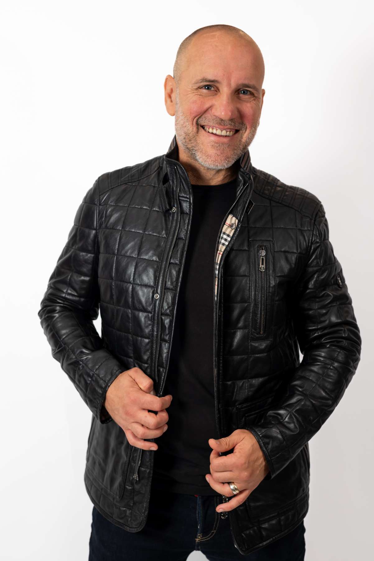 Men's leather jacket Zoran Black