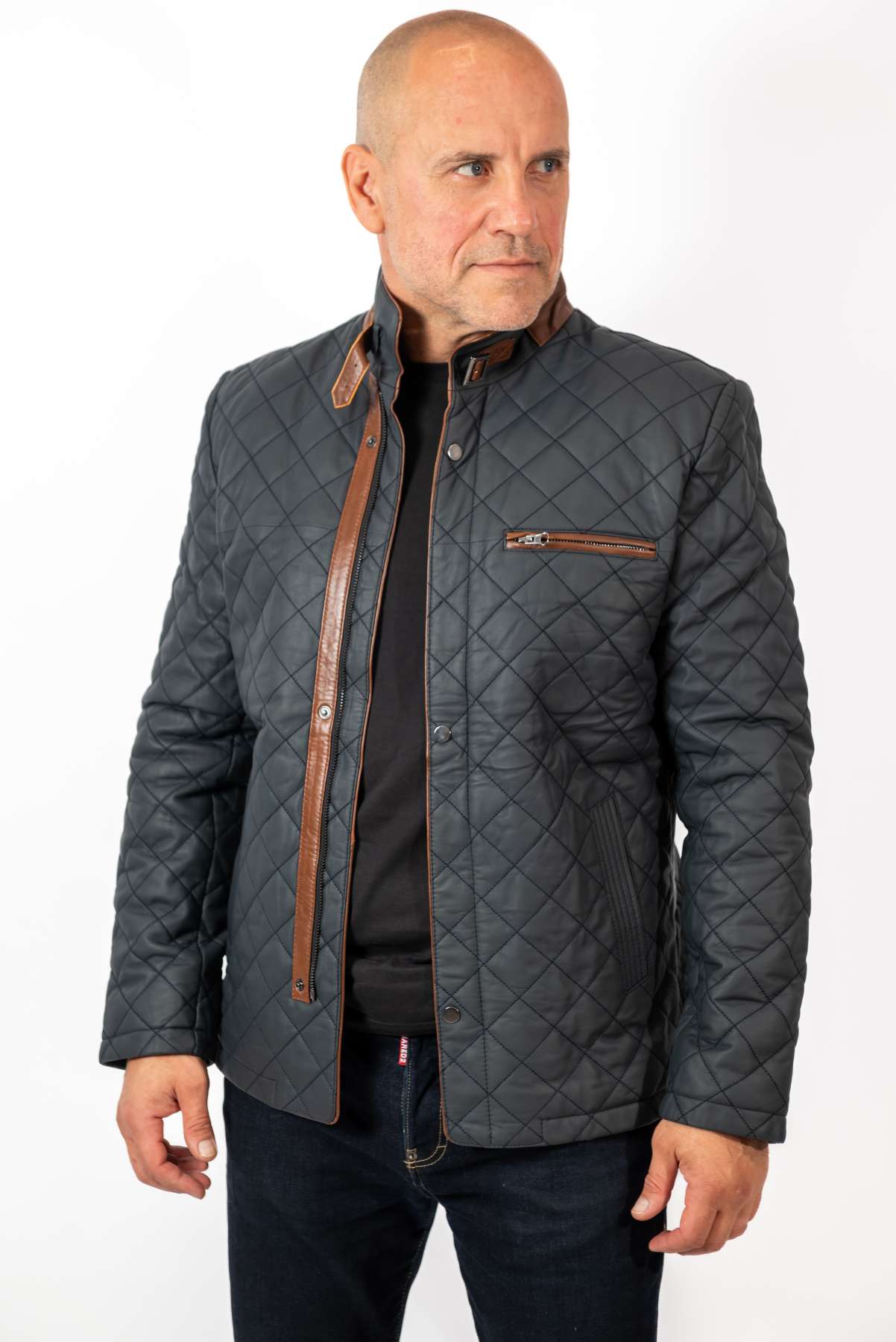Men's leather jacket Zoran