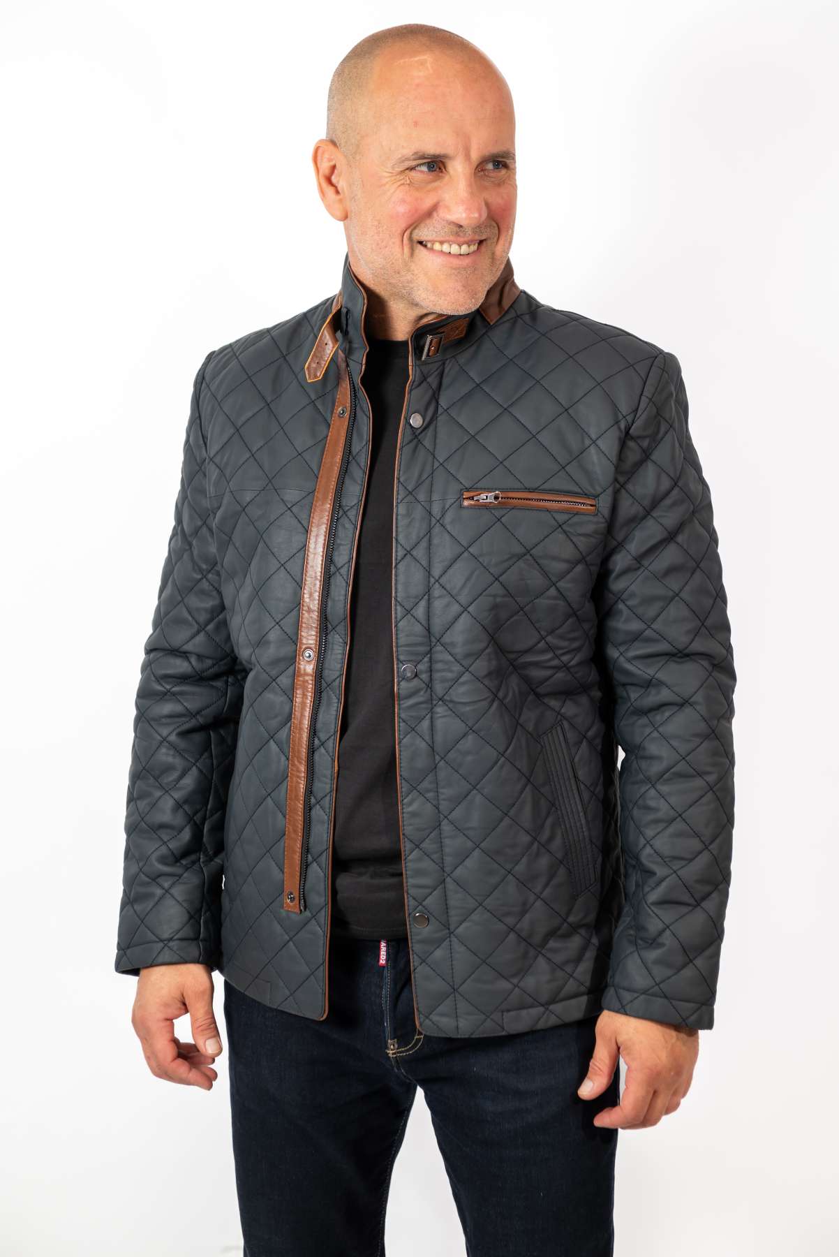 Men's leather jacket Zoran