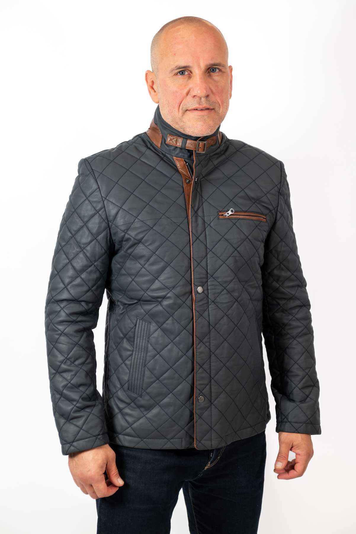 Men's leather jacket Zoran
