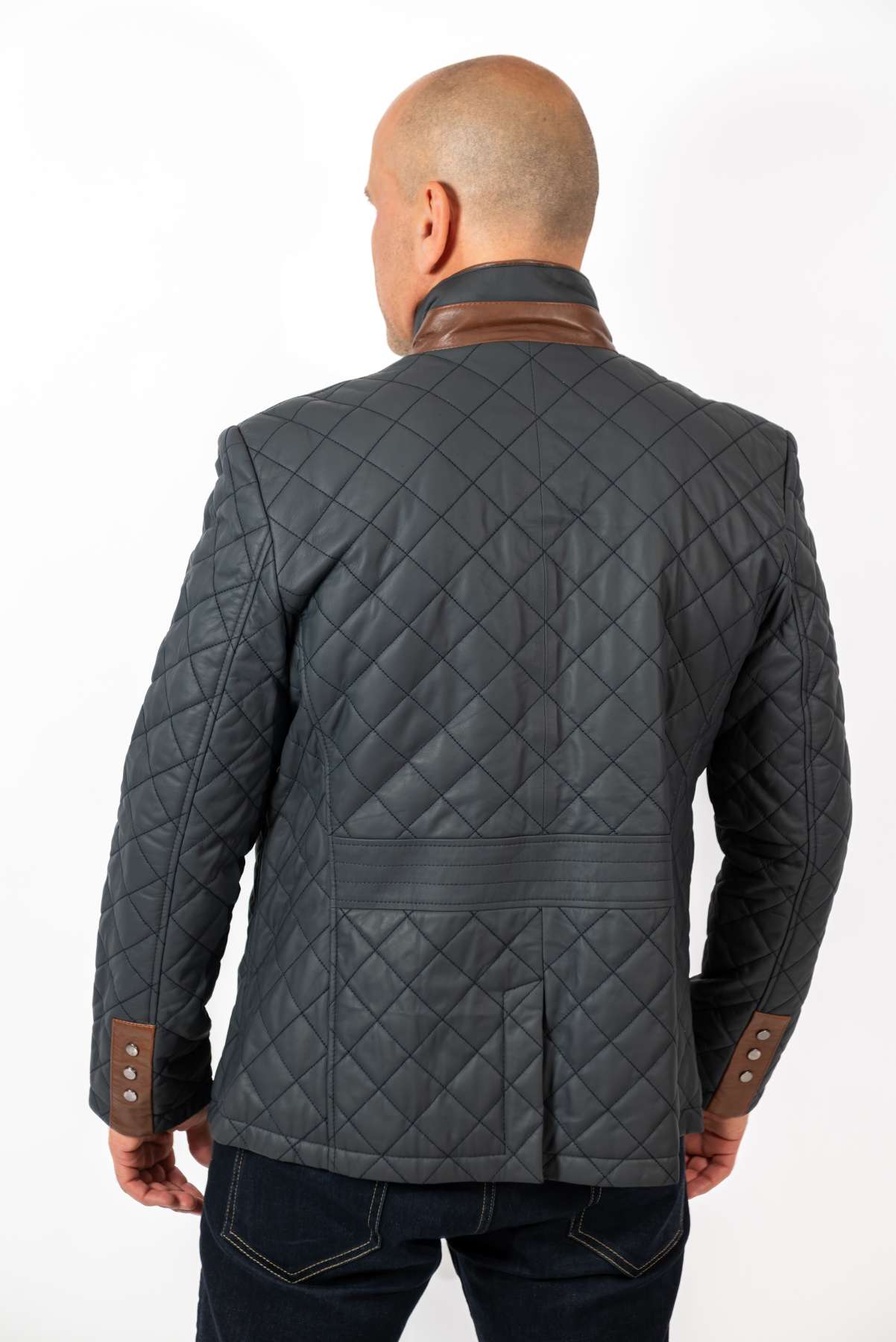 Men's leather jacket Zoran