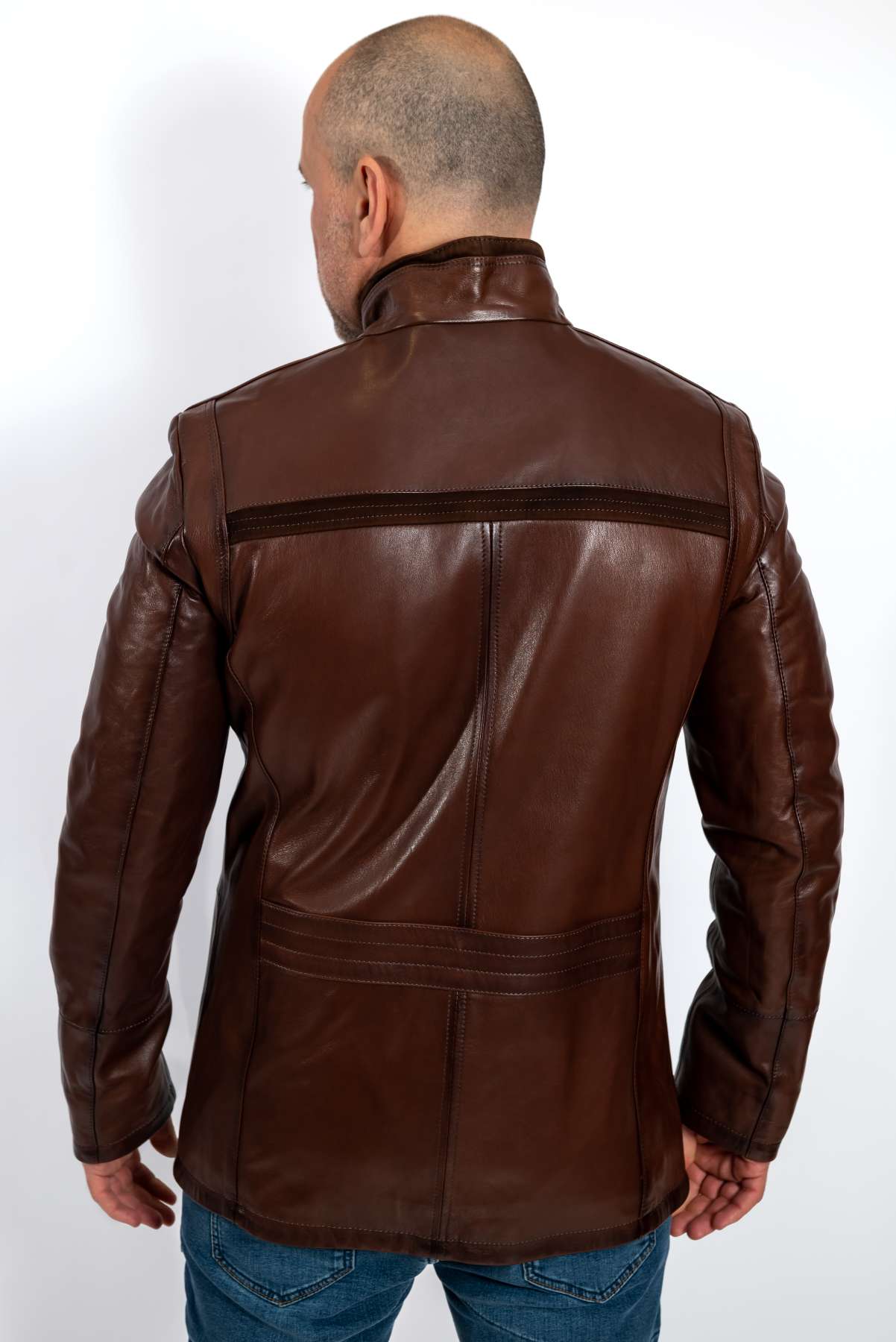 Men's leather jacket Eddie Brown