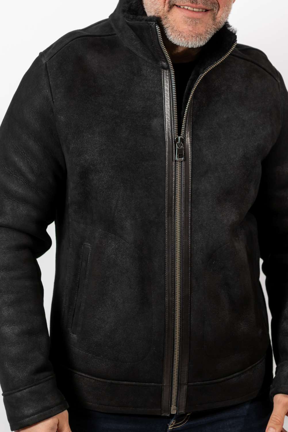 Men's leather coat Philip