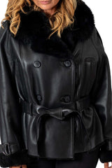 Women's exclusive lambskin coat Zhana