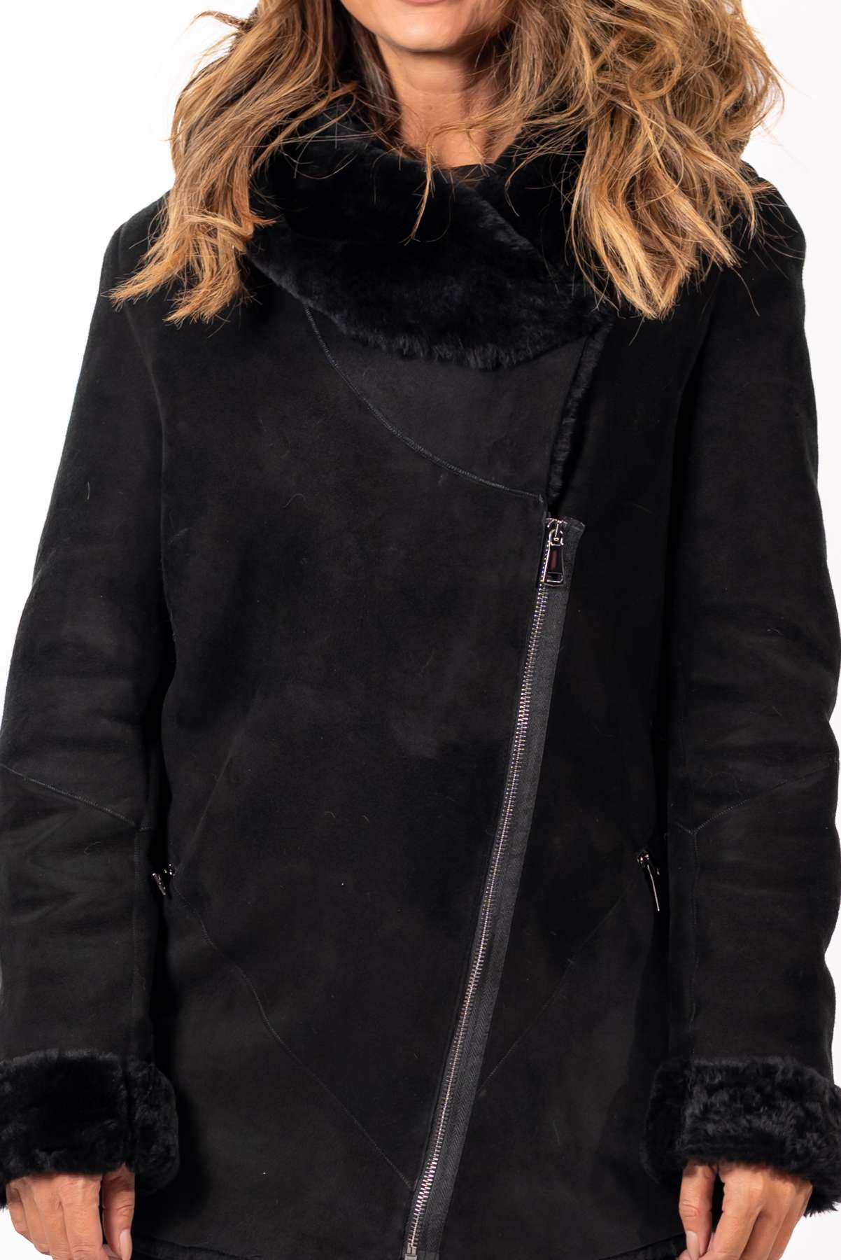 Women's exclusive lambskin coat Veronica Short