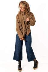 Leather suede jacket Dina