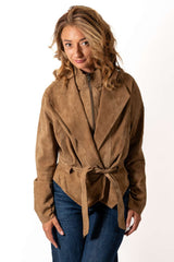 Leather suede jacket Dina