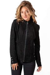 Leather suede jacket Adelina