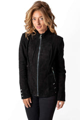 Leather suede jacket Adelina