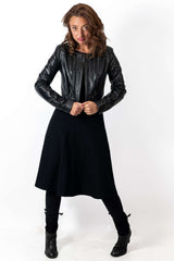 Women's leather jacket Bolero