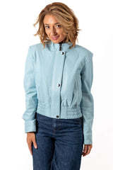 Women's leather jacket Alberta Sky