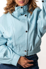 Women's leather jacket Allegra Sky